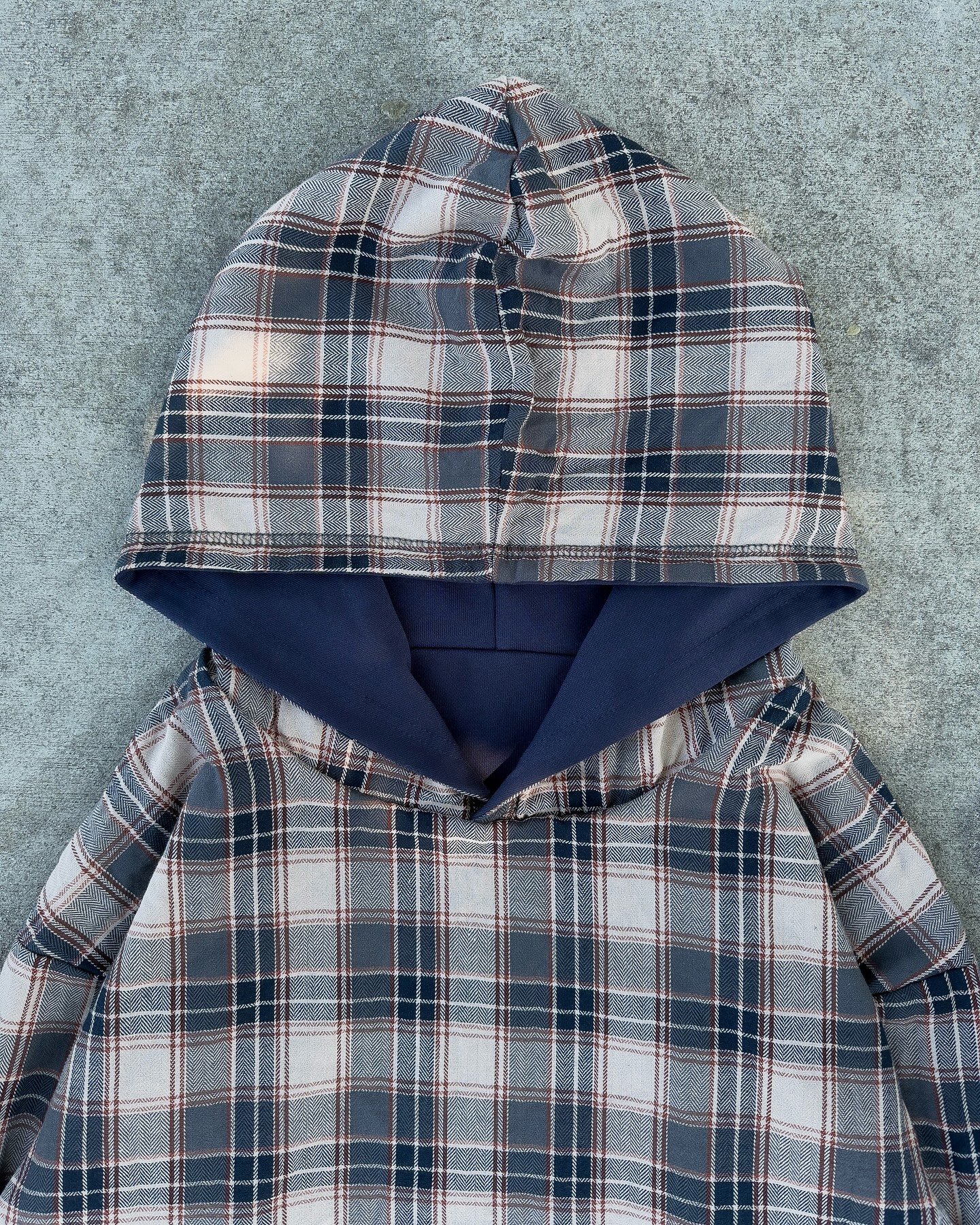 REVERSIBLE PLAID HOODIE