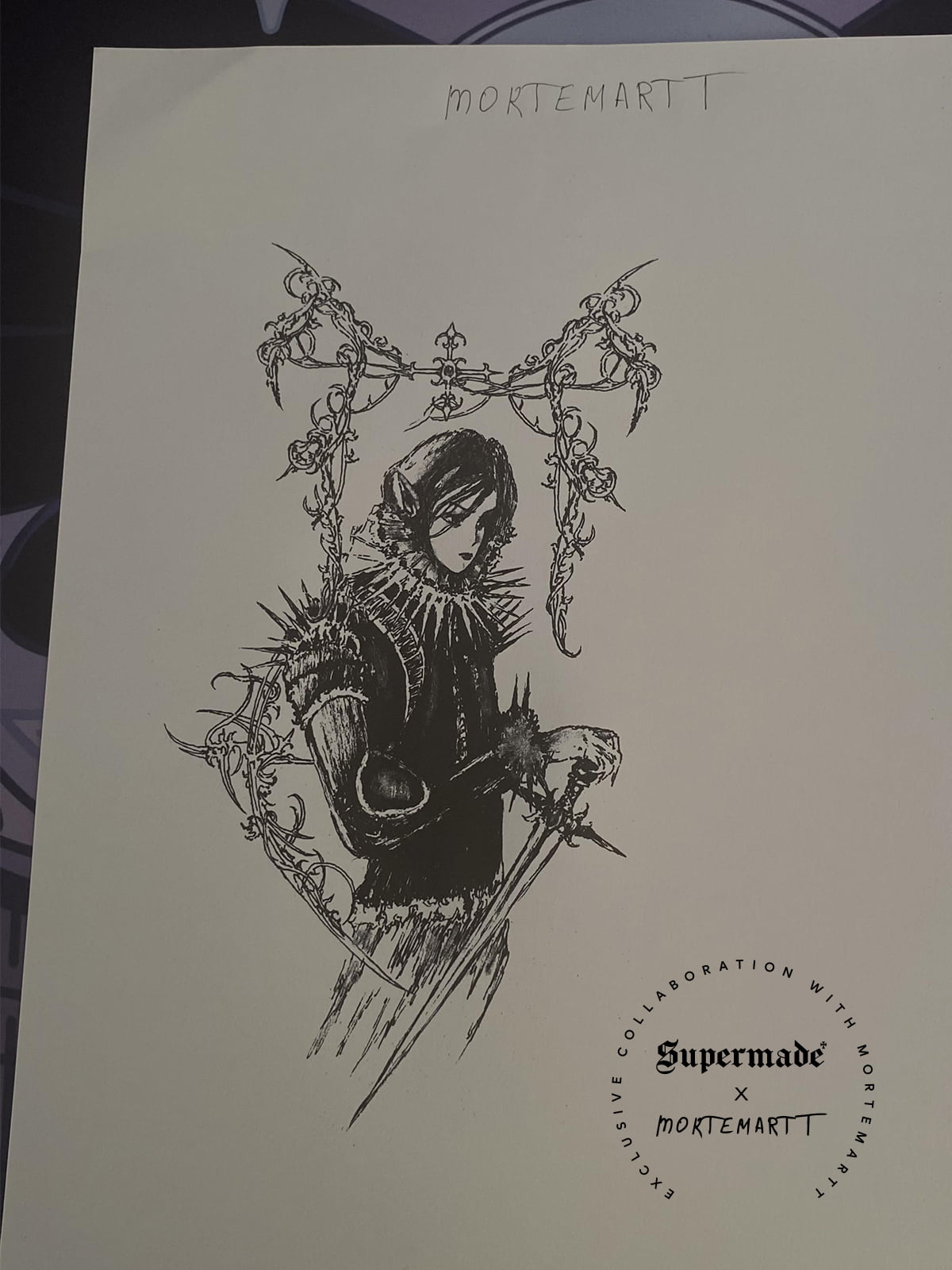 Supermade × Mortemartt Graphic Hooded Jacket- 2279