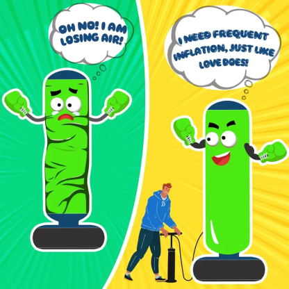 48 Inch Stable Inflatable Boxing Bag for Kids