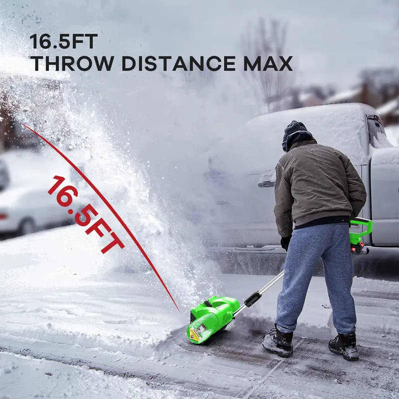 Cordless Snow Shovel, 20V | 12-Inch | Cordless Snow Blower