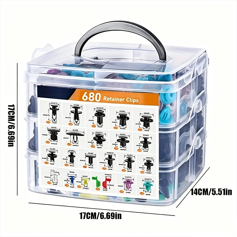 Car Body Fastener Kit-Automotive Expansion Screws and Plastic Clips