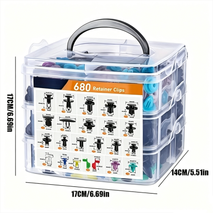 Car Body Fastener Kit-Automotive Expansion Screws and Plastic Clips