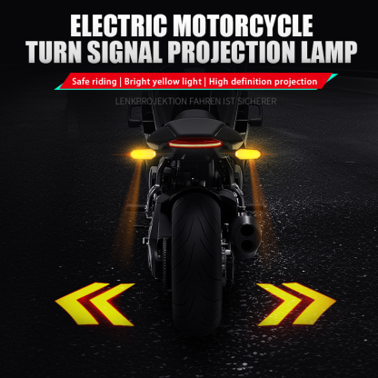 Motorcycle Projection Turn Signal-Greetlamp