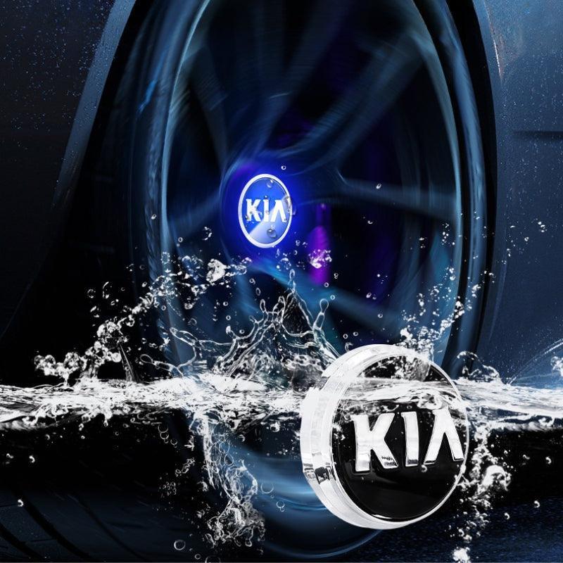 Suitable For KIA Magnetic Suspension Hub Caps & LED Suspension Luminous Wheel Hub Lights-Greetlamp
