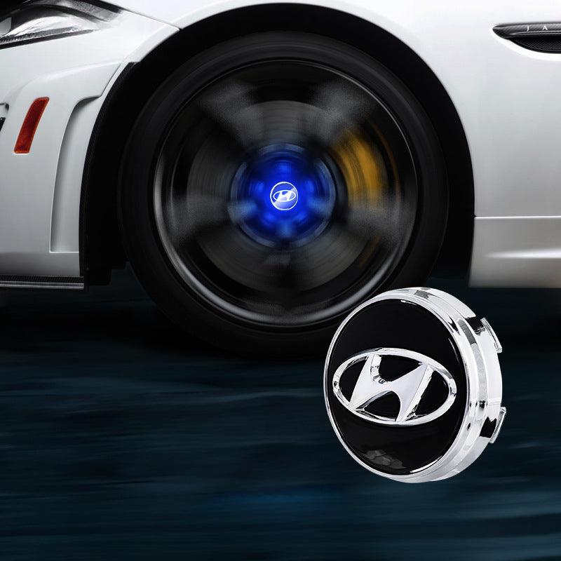 Suitable For Hyundai Magnetic Suspension Hub Caps & LED Suspension Luminous Wheel Hub Lights-Greetlamp
