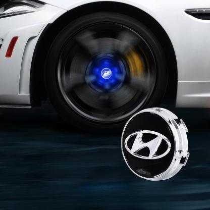 Suitable For Hyundai Magnetic Suspension Hub Caps & LED Suspension Luminous Wheel Hub Lights-Greetlamp