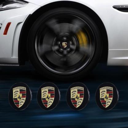 Suitable For Porsche Magnetic Suspension Hub Caps & LED Suspension Luminous Wheel Hub Lights-Greetlamp
