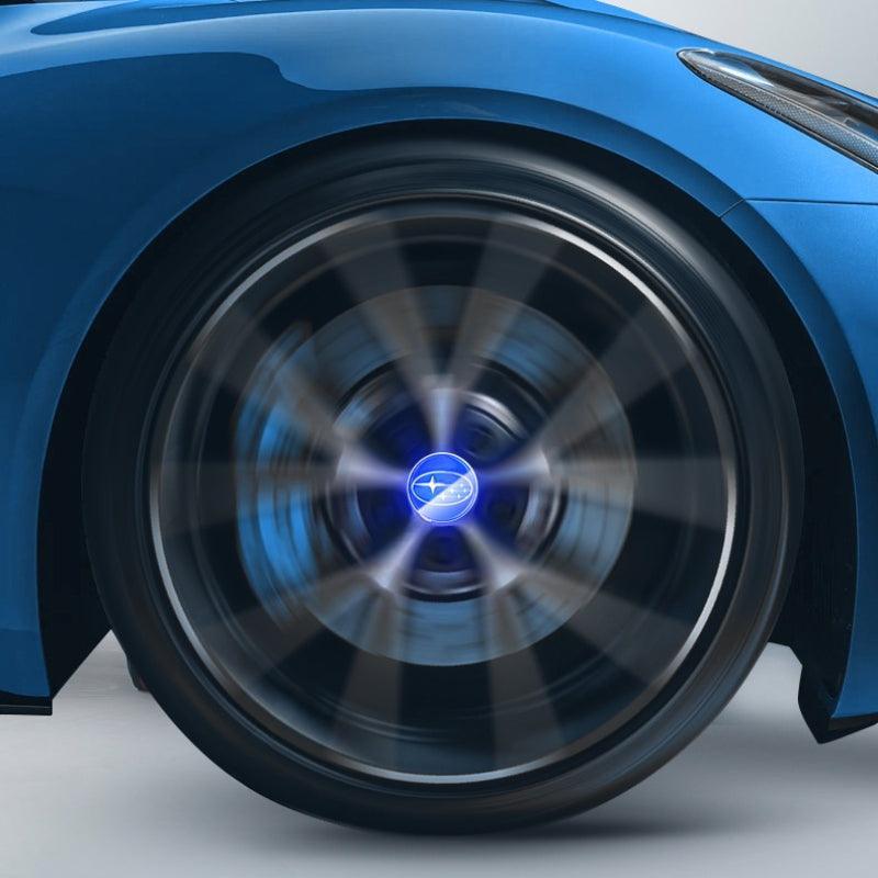 Suitable For Subaru Magnetic Suspension Hub Caps & LED Suspension Luminous Wheel Hub Lights-Greetlamp