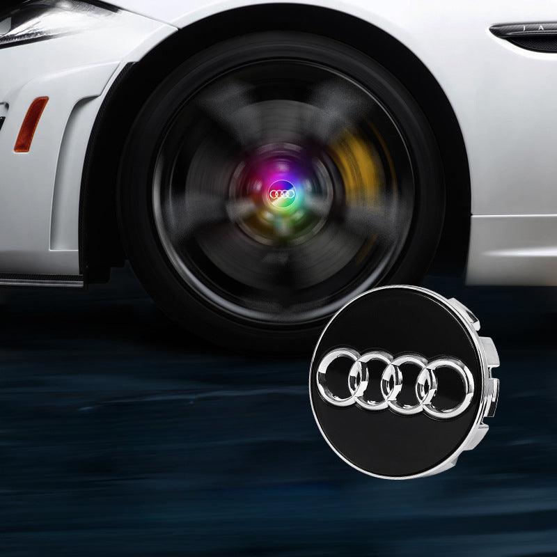 Suitable For Audi Magnetic Suspension Hub Caps & LED Suspension Luminous Wheel Hub Lights-Greetlamp