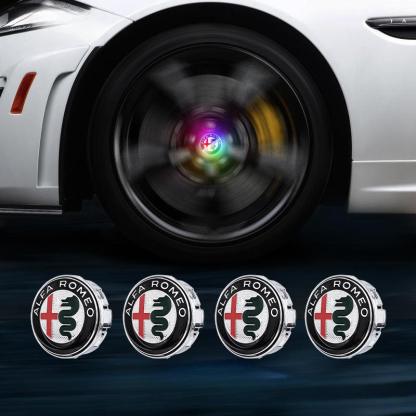 Suitable For Alfa Romeo Magnetic Suspension Hub Caps & LED Suspension Luminous Wheel Hub Lights-Greetlamp