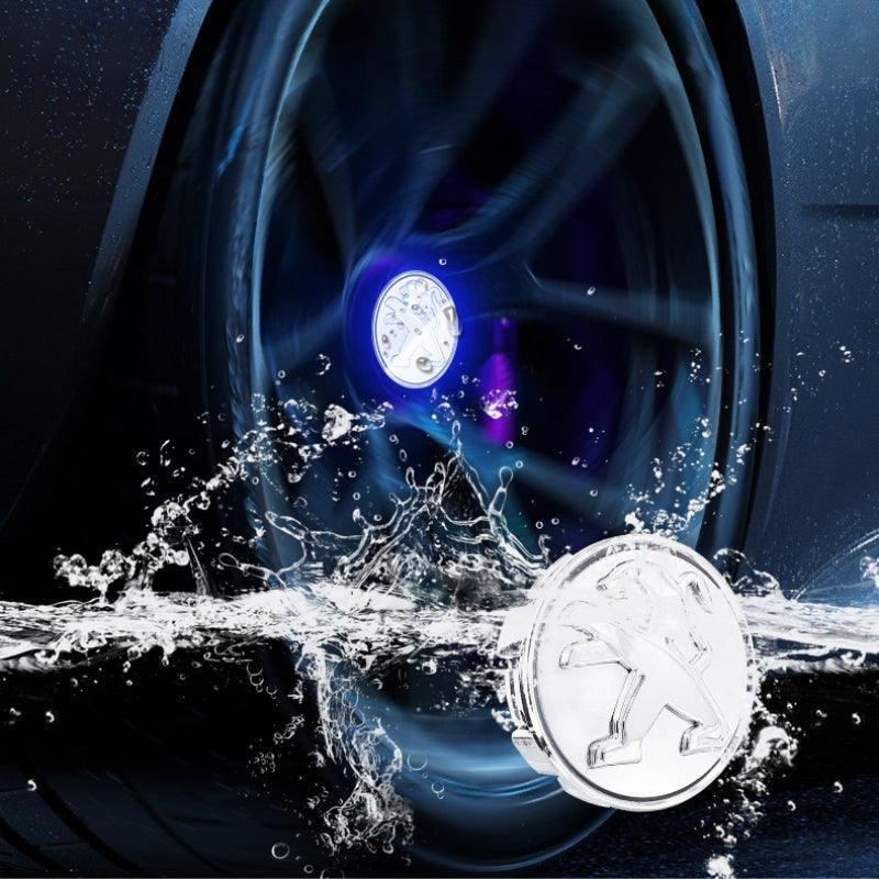Suitable For Peugeot Magnetic Suspension Hub Caps & LED Suspension Luminous Wheel Hub Lights-Greetlamp