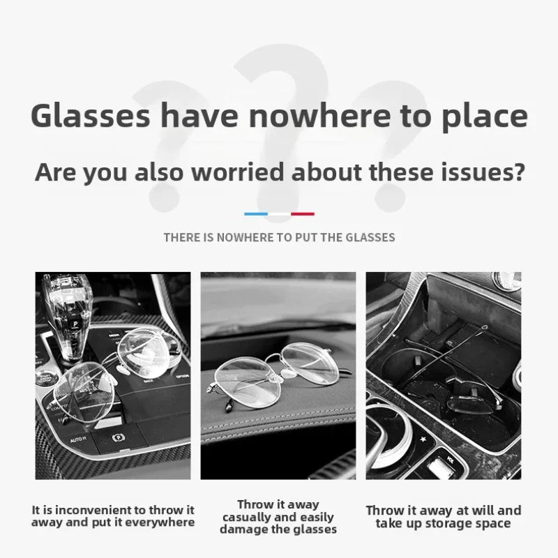 Car Press Open Eyeglass Case-Greetlamp