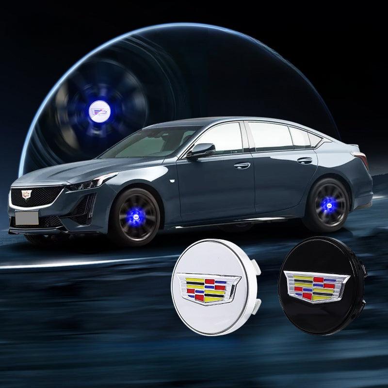 Suitable For Cadillac Magnetic Suspension Hub Caps & LED Suspension Luminous Wheel Hub Lights-Greetlamp