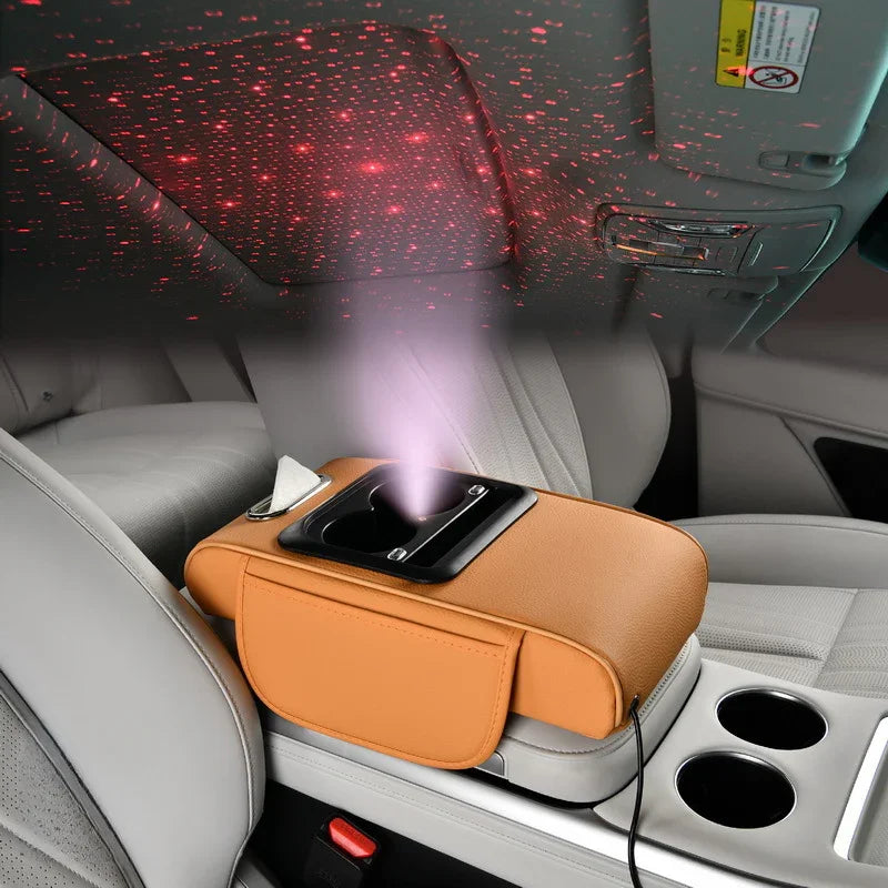 Multifunctional Car Armrest Pad-Greetlamp