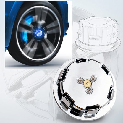 Suitable For Mercedes-Benz Magnetic Suspension Hub Caps & LED Suspension Luminous Wheel Hub Lights-Greetlamp
