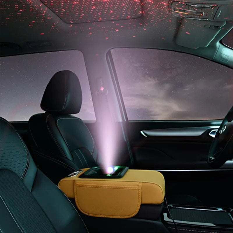 Multifunctional Car Armrest Pad-Greetlamp