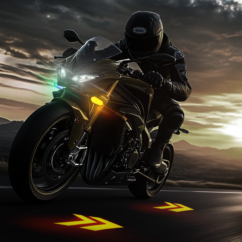 Motorcycle Projection Turn Signal-Greetlamp