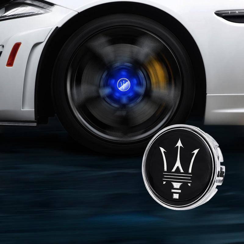 Suitable For Maserati Magnetic Suspension Hub Caps & LED Suspension Luminous Wheel Hub Lights-Greetlamp