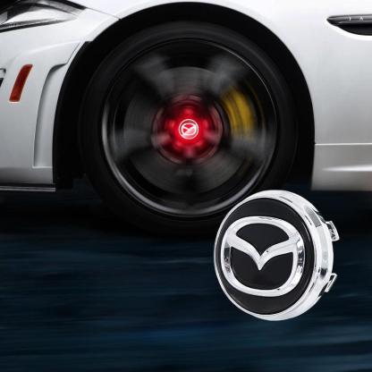Suitable For Mazda Magnetic Suspension Hub Caps & LED Suspension Luminous Wheel Hub Lights-Greetlamp