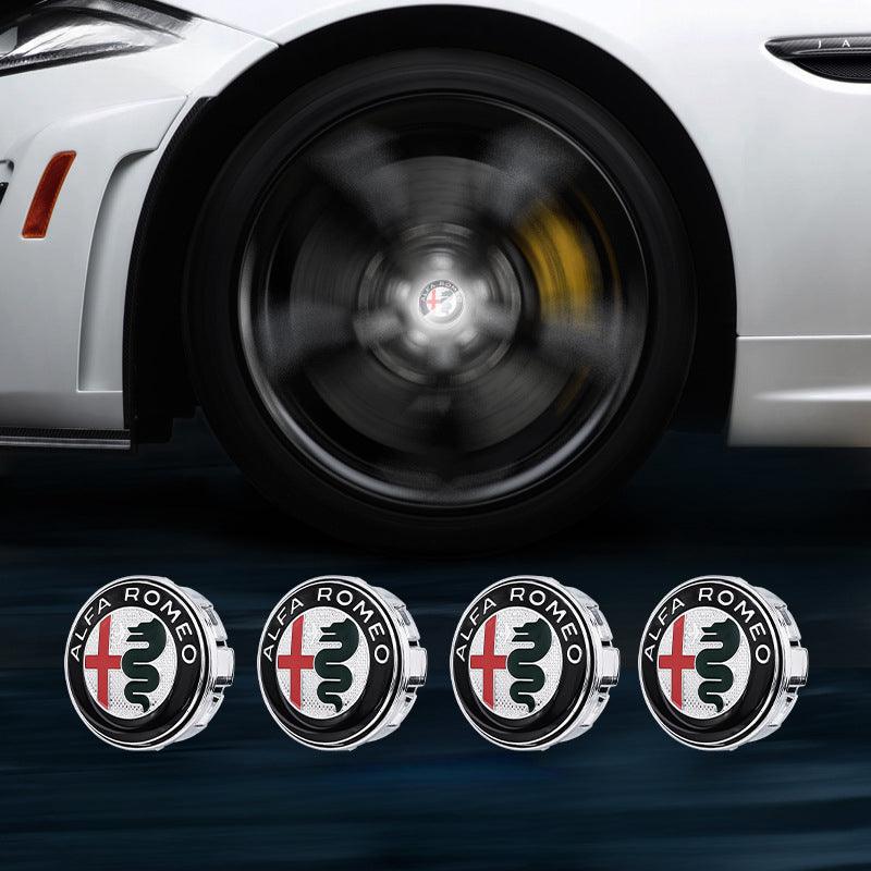 Suitable For Alfa Romeo Magnetic Suspension Hub Caps & LED Suspension Luminous Wheel Hub Lights-Greetlamp