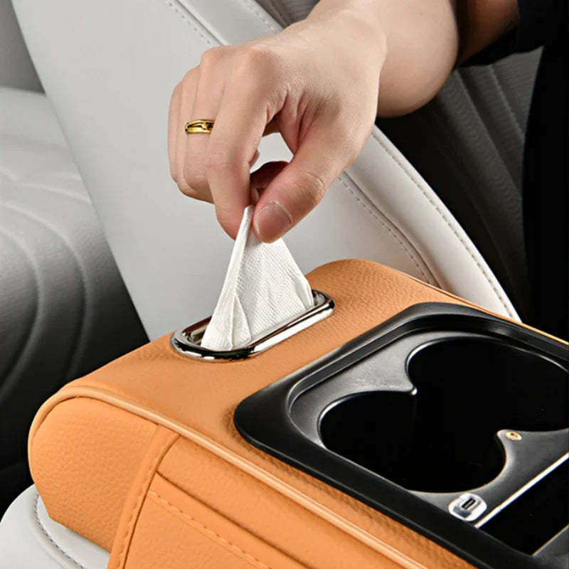 Multifunctional Car Armrest Pad-Greetlamp