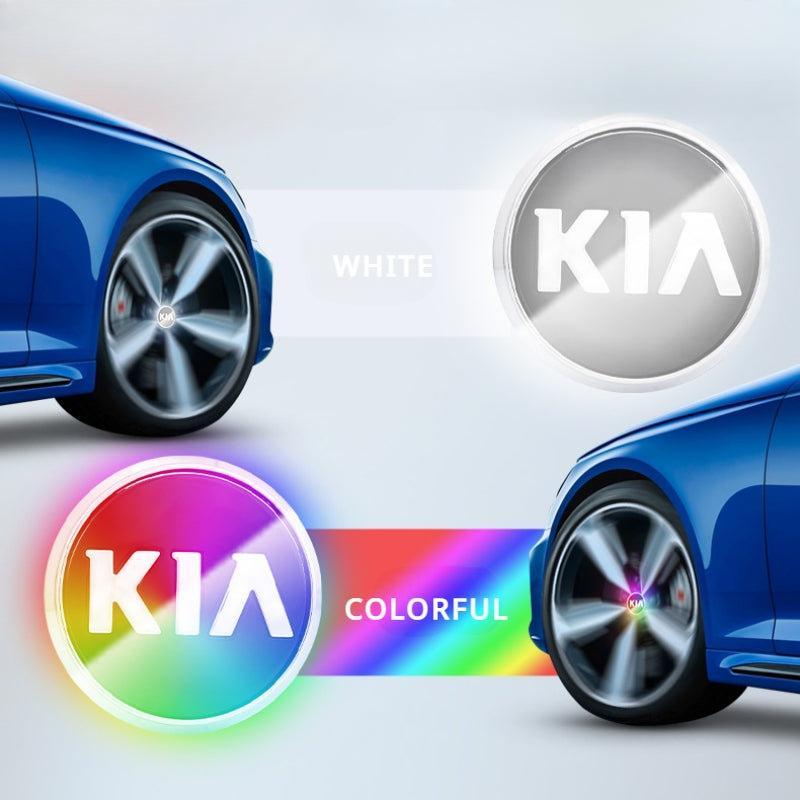 Suitable For KIA Magnetic Suspension Hub Caps & LED Suspension Luminous Wheel Hub Lights-Greetlamp
