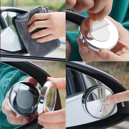 360° Adjustable Rearview Mirror Combo for Enhanced Visibility and Safety on the Road-Greetlamp
