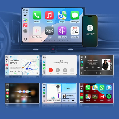 2-in-1 Wireless CarPlay & Android Auto Adapter | Plug-and-Play