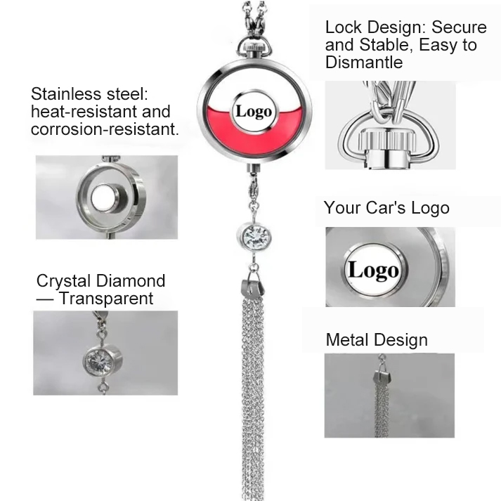 CAR PERFUMER WITH LOGO (Perfume included)