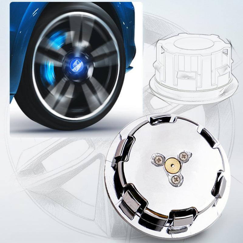Suitable For Borgward Magnetic Suspension Hub Caps & LED Suspension Luminous Wheel Hub Lights-Greetlamp
