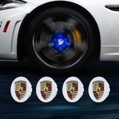 Suitable For Porsche Magnetic Suspension Hub Caps & LED Suspension Luminous Wheel Hub Lights-Greetlamp