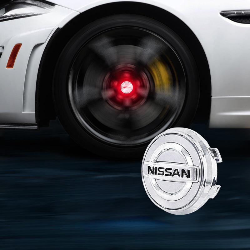 Suitable For Nissan Magnetic Suspension Hub Caps & LED Suspension Luminous Wheel Hub Lights-Greetlamp