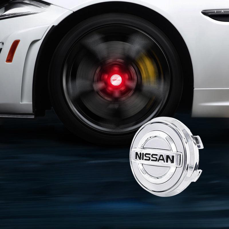 Suitable For Nissan Magnetic Suspension Hub Caps & LED Suspension Luminous Wheel Hub Lights-Greetlamp
