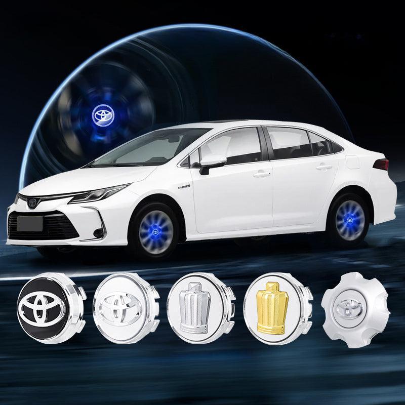 Suitable For Toyota & Crown Magnetic Suspension Hub Caps & LED Suspension Luminous Wheel Hub Lights-Greetlamp