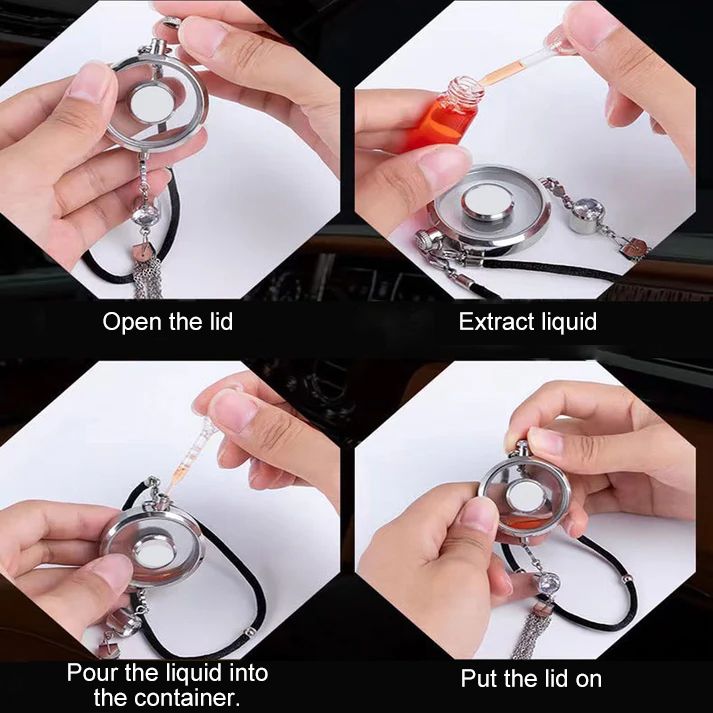 CAR PERFUMER WITH LOGO (Perfume included)