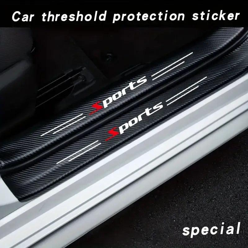 ( 9PCS )Carbon Car Door Sills Stickers-Greetlamp