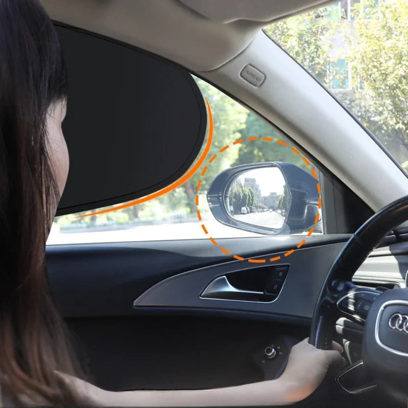 Car Side Window Sunshade Static Adsorption Visor-Greetlamp