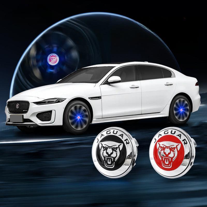 Suitable For Jaguar Magnetic Suspension Hub Caps & LED Suspension Luminous Wheel Hub Lights-Greetlamp