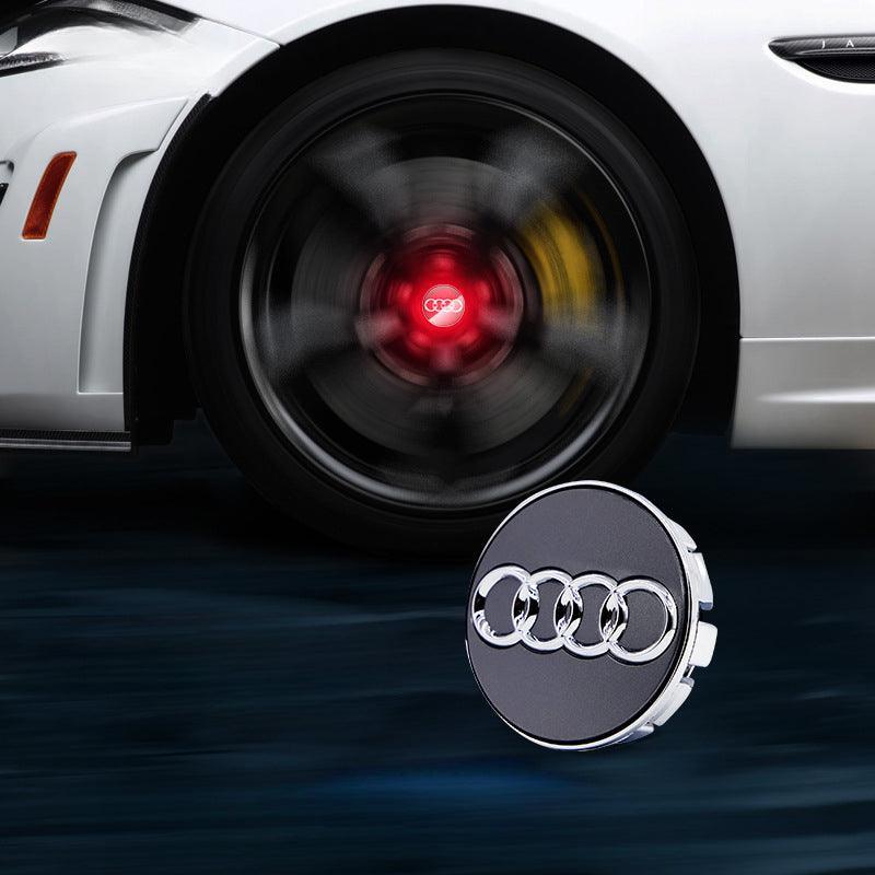 Suitable For Audi Magnetic Suspension Hub Caps & LED Suspension Luminous Wheel Hub Lights-Greetlamp