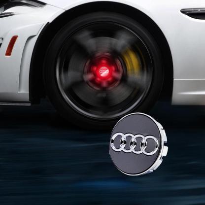 Suitable For Audi Magnetic Suspension Hub Caps & LED Suspension Luminous Wheel Hub Lights-Greetlamp