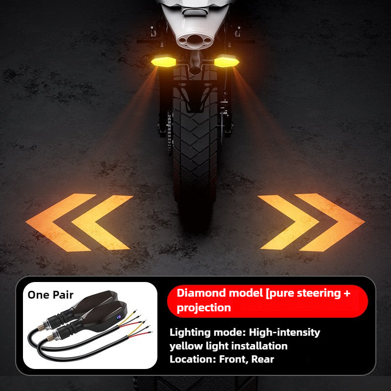 Motorcycle Projection Turn Signal-Greetlamp