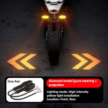 Motorcycle Projection Turn Signal-Greetlamp