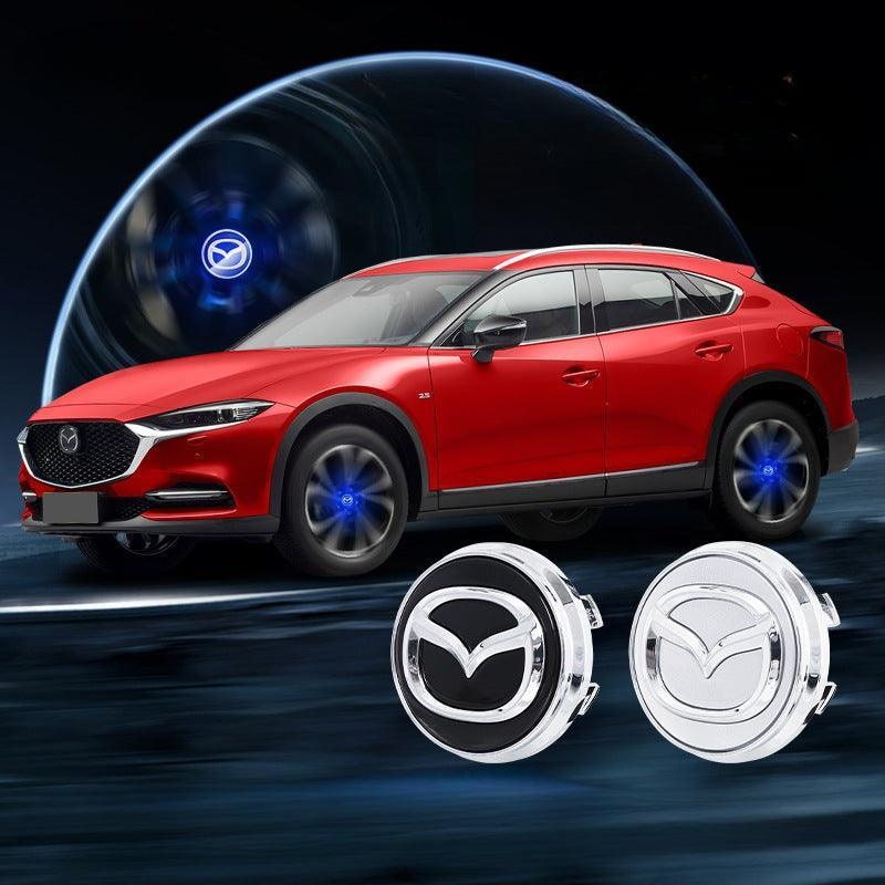 Suitable For Mazda Magnetic Suspension Hub Caps & LED Suspension Luminous Wheel Hub Lights-Greetlamp