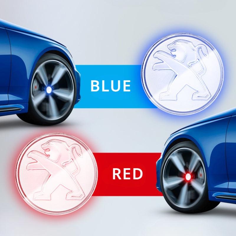 Suitable For Peugeot Magnetic Suspension Hub Caps & LED Suspension Luminous Wheel Hub Lights-Greetlamp