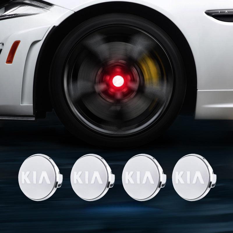 Suitable For KIA Magnetic Suspension Hub Caps & LED Suspension Luminous Wheel Hub Lights-Greetlamp