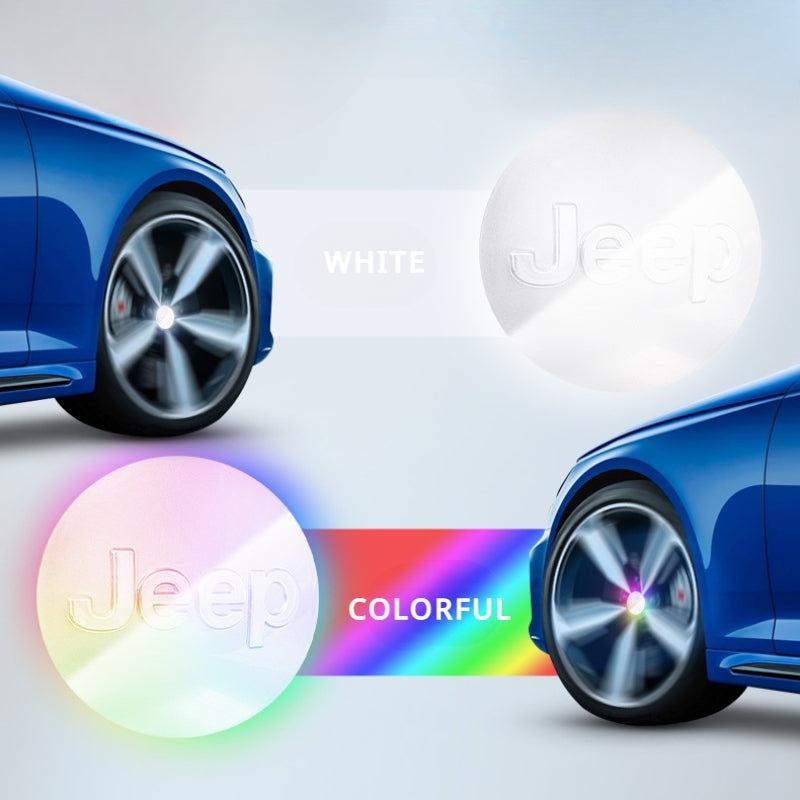 Suitable For Jeep Magnetic Suspension Hub Caps & LED Suspension Luminous Wheel Hub Lights-Greetlamp