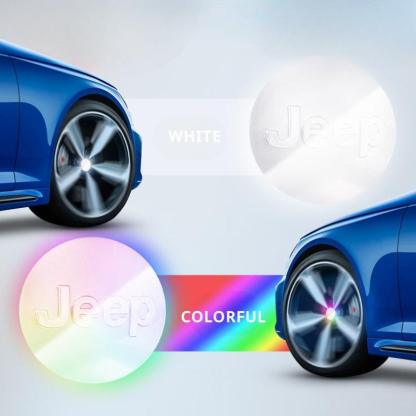 Suitable For Jeep Magnetic Suspension Hub Caps & LED Suspension Luminous Wheel Hub Lights-Greetlamp