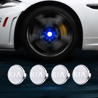 Suitable For KIA Magnetic Suspension Hub Caps & LED Suspension Luminous Wheel Hub Lights-Greetlamp