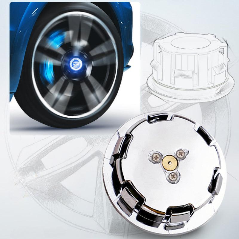Suitable For Jaguar Magnetic Suspension Hub Caps & LED Suspension Luminous Wheel Hub Lights-Greetlamp
