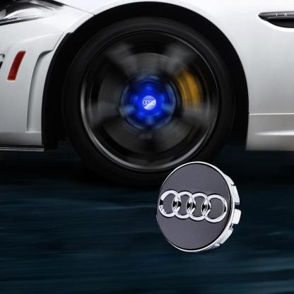 Suitable For Audi Magnetic Suspension Hub Caps & LED Suspension Luminous Wheel Hub Lights-Greetlamp